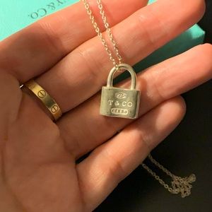 Tiffany & Co Padlock necklace